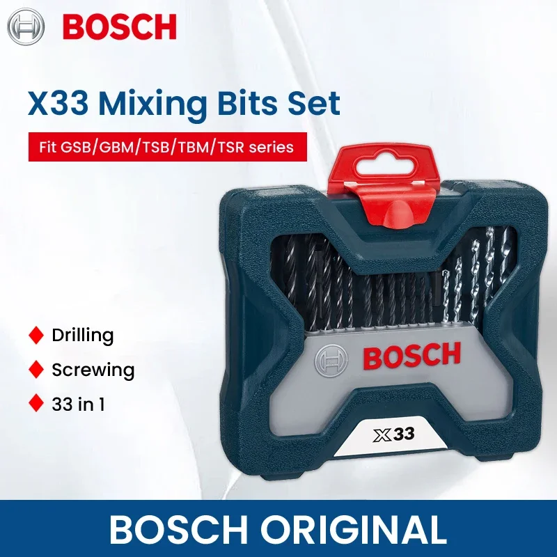 Power Tools Professional - Bosch X33 Bohrer-Bit-Schraubendreher-Bit, professionelles 33-teiliges Mischset,