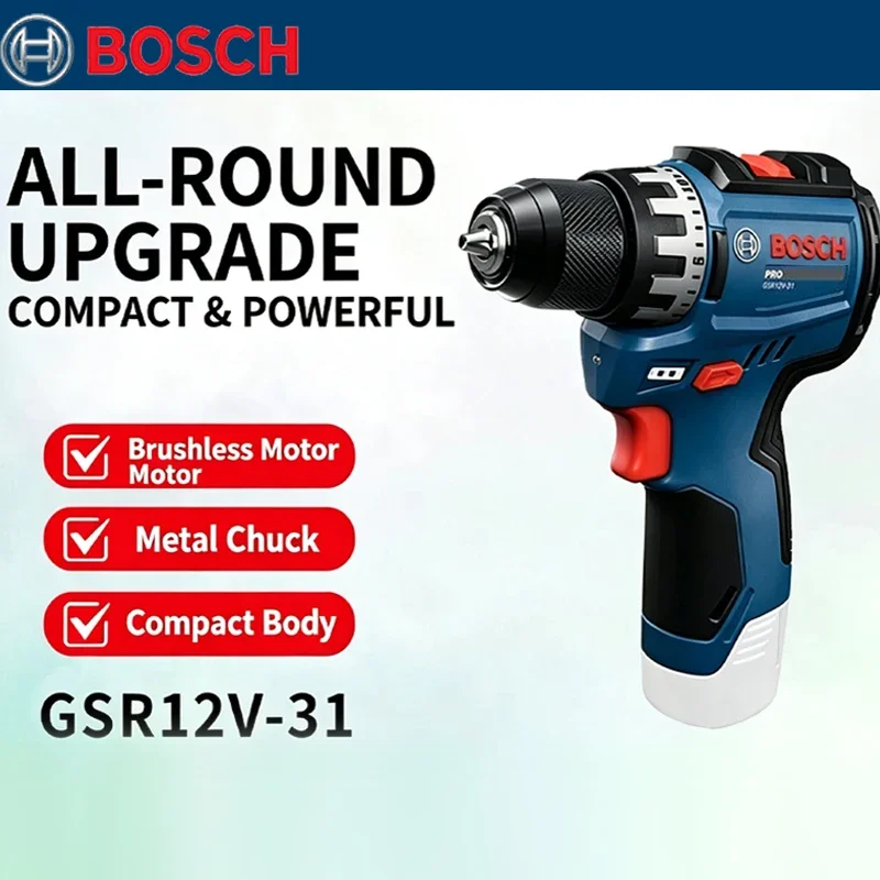 Power Tools Professional - Bosch GSR 12V-31 Bürstenloser Elektrobohrer mit