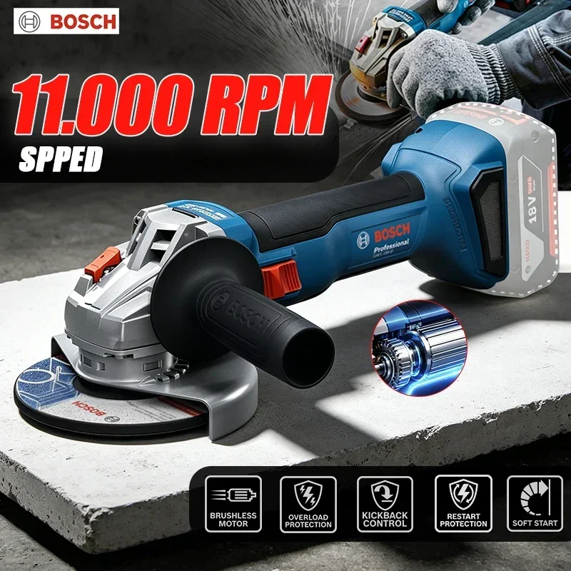Power Tools Professional - BOSCH GWS 18V-8 Akku-Winkelschleifer 18V Professional