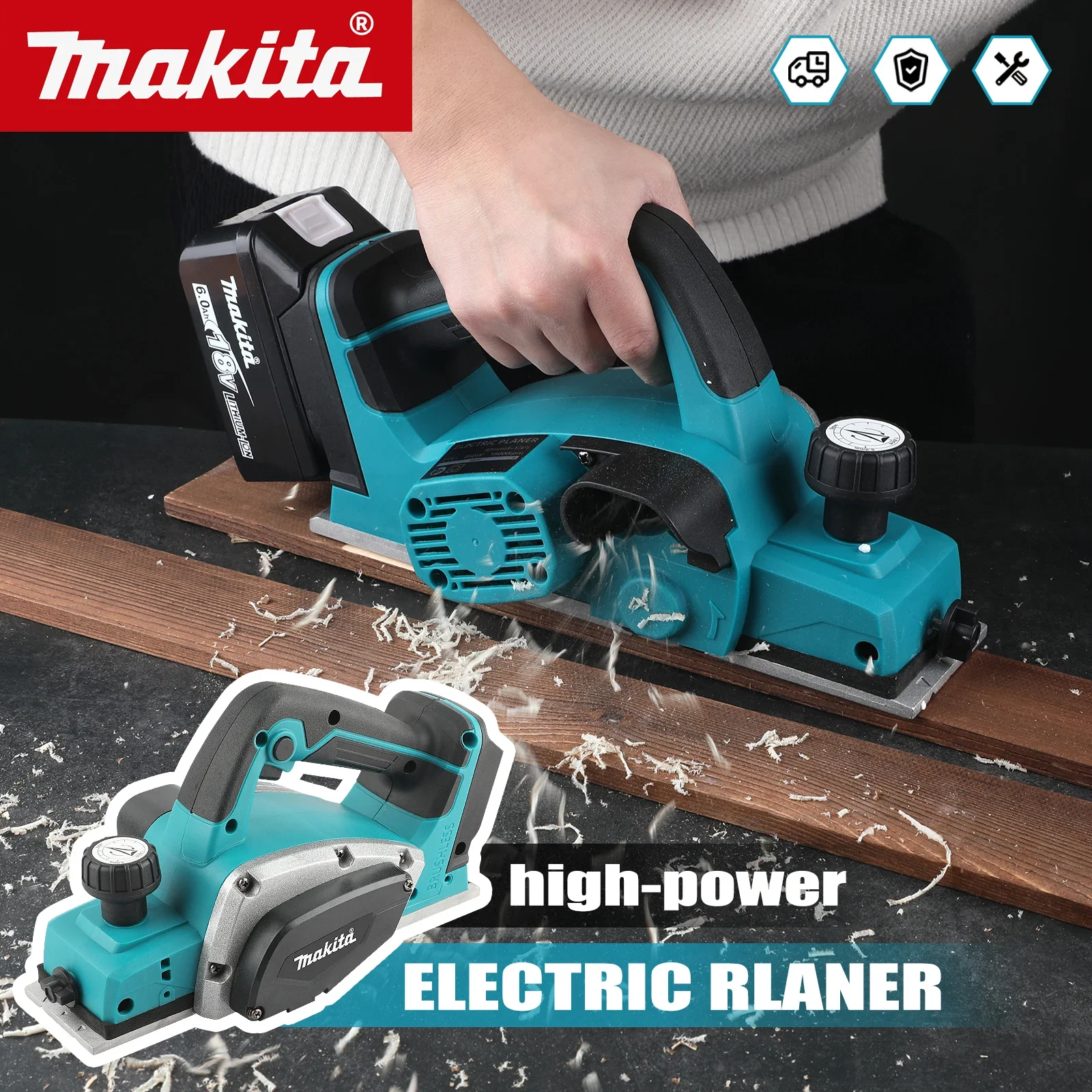 DKP180 Bürstenloser, kabellose – Planer Handheld Electric Bewertung und Preis