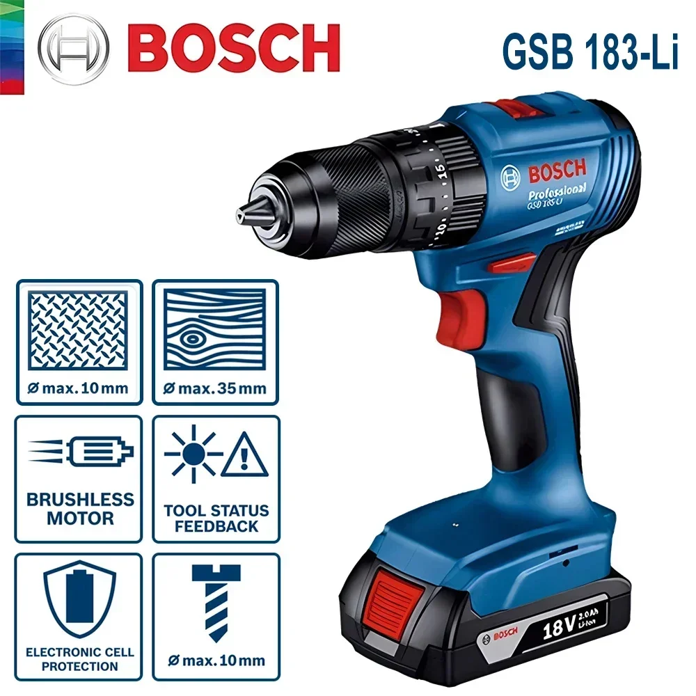 Bosch GSB183-LI 18V Akku-Schla – Power Tools In Electrical Bewertung und Preis