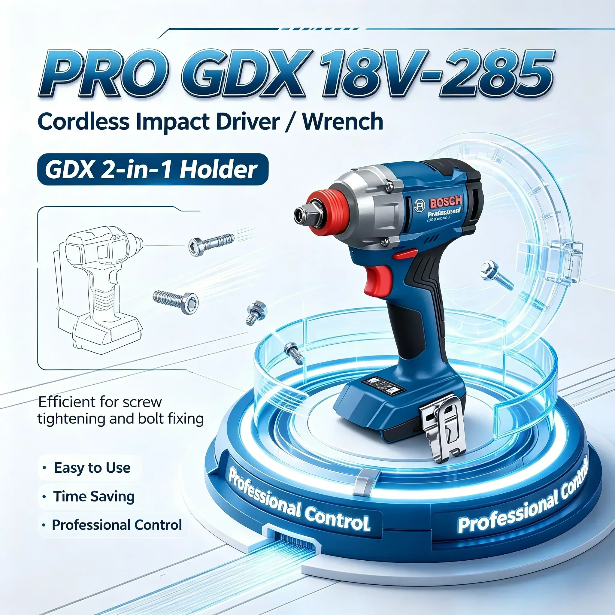 Bosch GDX 18V-285 Akku-Schlags – Power Tools Professional Bewertung und Preis